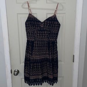 GB size medium navy cocktail dress